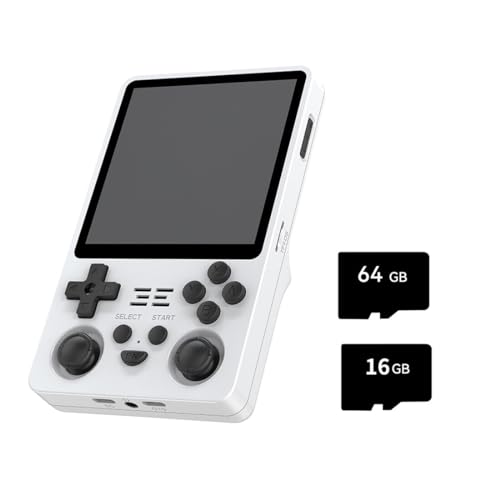 RGB20SX Retro Handheld Spielkonsole, 16 + 64G mit 10000+ Spiele 4-Zoll-IPS-Mini-tragbarer Retro Arcade Handheld Emulator Videospieler für Spieleliebhaber Kinder Erwachsene von NULA