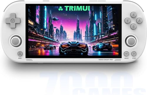 TRIMUI SMART PRO Retro Handheld Spielkonsole 128G mit 12700+ Spielen, 4.96-Zoll Linux System Retro-Arcade A133P Processor Handheld Emulator Videospieler für Kinder Erwachsene von NULA