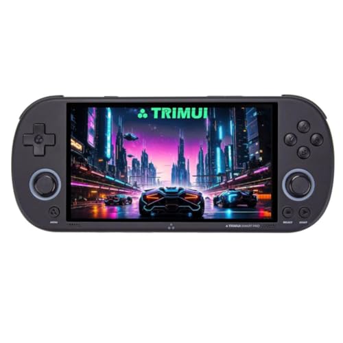 TRIMUI SMART PRO Retro Handheld Spielkonsole 256G mit 14300+ Spielen, 4.96-Zoll Linux System Retro-Arcade A133P Processor Handheld Emulator Videospieler für Kinder Erwachsene von NULA