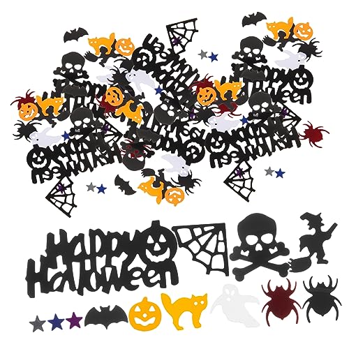 NULYLU 1 Packung Halloween Dekoration Konfetti Halloween Streuer Halloween Ornament Halloween Party Layout Konfetti Halloween Konfetti Streusel Fledermaus Konfetti Dekorativer von NULYLU