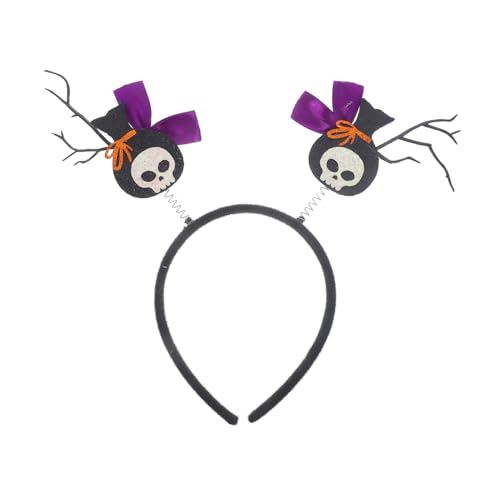 NULYLU Halloween-stirnband Halloween-haarbänder Halloween-kopfschmuck Halloween-party-haarband -cosplay-kopfschmuck Ausgefallenes Cosplay-kostüm Cosplay-haarbänder Plastik Black von NULYLU