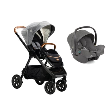 Joie Signature Sportwagen Finiti Carbon mit Babyschale i-Snug 2 Shell Gray von Joie™ signature