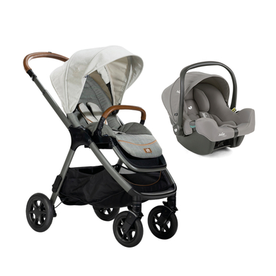 Joie Signature Sportwagen Finiti Oyster mit Babyschale i-Snug 2 Pebble von Joie™ signature