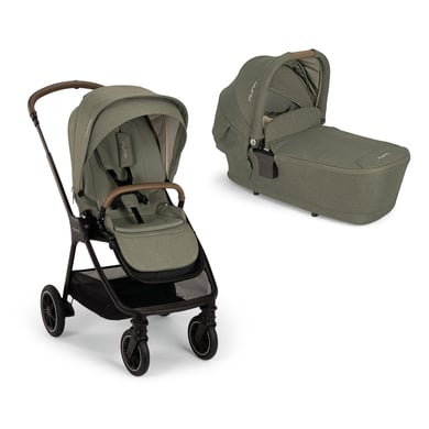 Nuna Kinderwagen Set Triv next inklusive Babywanne faltbar Lytl next Pine von NUNA®