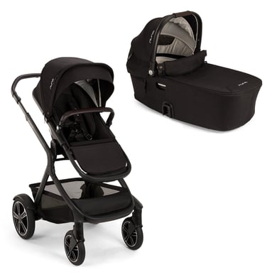 Nuna Kinderwagen inkl. faltbare Babywanne DEMI next Caviar von NUNA®