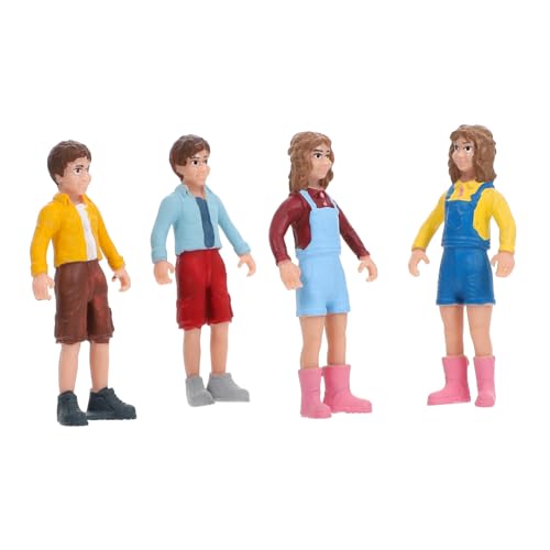 NUOBESTY 1 Satz Charaktermodell Menschen Herstellung Miniaturen Figuren Little Numbers stylingo Room Decoration stylingbã¼rsten Figur Modell dekore Layout-Requisiten PVC von NUOBESTY