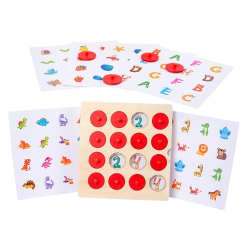 NUOBESTY 1 Satz Memory-schach-trainingsspielzeug Memory-schach-brettspiel Memory-spiel Für Kinderzubehör Memory-spiel Aus Holz Brettspiel Schach Für Kinderaccessoire Papier von NUOBESTY