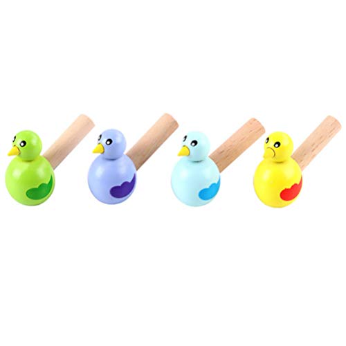 NUOBESTY Trillerpfeife Für Babys Baby Trumpet 4 Hölzerne Vogelpfeife Spielzeug Kindergeburtstagsfeier Begünstigt Geschenke Zufällige Holzpfeife Baby Whistle Phone Kinder von NUOBESTY