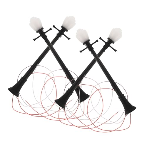 NUOBESTY 4 Stück Maßstab LED Doppelkopf Modell Realistische Mikro Landschaftsdekoration für Architektur und Sandtabellen Einfache Installation Elegantes Design NUOBESTY 4 Stück Maßstab LED Doppelkopf Modell Realistische Mikro Landschaftsdekoration für Architektur und Sandtabellen Einfache Installation Elegantes Design von NUOBESTY