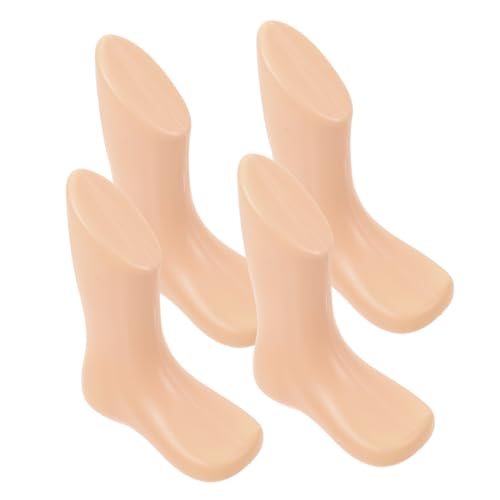 NUOBESTY 4 Stück Modellfüße für Schuhe Zehe Schuhspanner Männer Socken Männer Rüschensocken schaufensterpuppe maneküre- Set maniquin Mannequin-Fußanzeige Vinyl-Socken-Modell Plastik von NUOBESTY