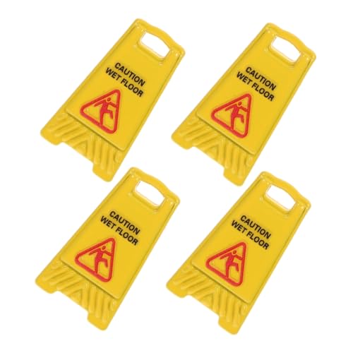 NUOBESTY 4stücke Miniatur-feengarten-warnschilder Mit Gelben Warntafeln Für Puppenhaus-Dekoration Und Modelleisenbahn Aus Robustem Material Für Langanhaltende Nutzung NUOBESTY 4stücke Miniatur-feengarten-warnschilder Mit Gelben Warntafeln Für Puppenhaus-Dekoration Und Modelleisenbahn Aus Robustem Material Für Langanhaltende Nutzung von NUOBESTY