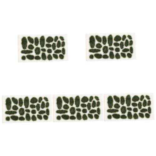 NUOBESTY 5 Boxen Modell Gras DIY Sandtisch Material Sandtisch Ornament Miniatur Gras Cluster Modell Kunstrasen Cluster Miniatur Statisches Landschaftsmodell Gras Modell Fake Gras Cluster von NUOBESTY