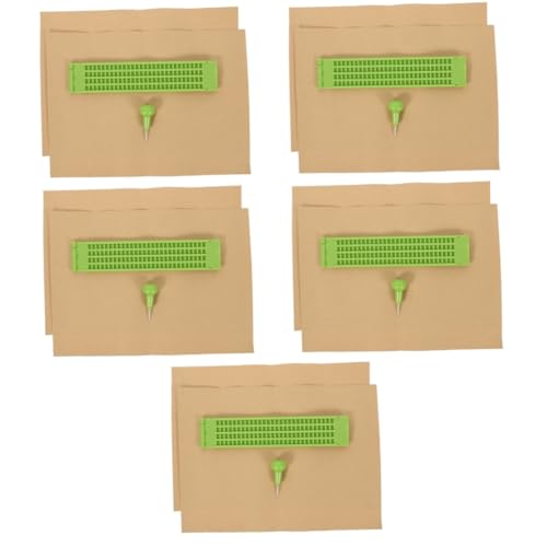 NUOBESTY 5 Sets Braille Tafel Für Blinde Schreibtafel Für Blinde Braille Tafel Für Blinde Braille Schreibtafel Schreibtafel Für Blinde Braille Schiefertafel Und Stylus Set von NUOBESTY