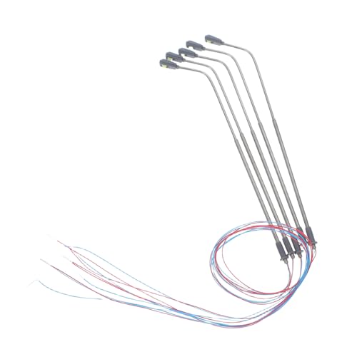 NUOBESTY 5 Stück Feiner Detailierung für Modellbau Puppenhaus Modelleisenbahn Einfache Montage Realistische Mikro-lampen für Urbane Miniaturlandschaften NUOBESTY 5 Stück Feiner Detailierung für Modellbau Puppenhaus Modelleisenbahn Einfache Montage Realistische Mikro-lampen für Urbane Miniaturlandschaften von NUOBESTY