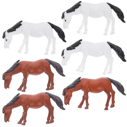 NUOBESTY 6 Stücke Moos Landschaft Dekoration Simulation Wohnkultur Figurine PVC Handwerk Ornament Für Landschaft Garten Schmuck Für Sukkulenten von NUOBESTY