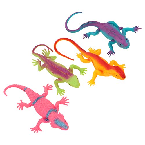 NUOBESTY Gummi Gecko Blue Ocean Salamander Toy 4 Stücke Figuren Spielzeug Spielzeug Spielzeug Gef?lschte Salamander Kuscheltier Gecko Mitbringsel Gummitiere Spielzeug von NUOBESTY