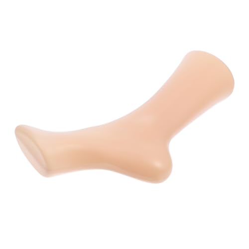 NUOBESTY Fußform Sockenform Schuhe liefern Fuß Schaufensterpuppe Füße Modell Schaufensterpuppe für Socke Mannequin-Füße Schaufensterpuppe Fuß Mannequin-Fußanzeige Sockenmodell Plastik Beige von NUOBESTY