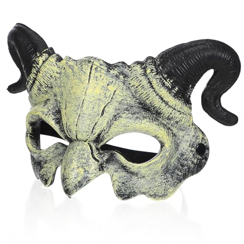 NUOBESTY Halbgesichts-teufelsschaummaske, Gruselige Geistermaske für Halloween, Cosplay, Kostümparty-requisiten NUOBESTY Halbgesichts-teufelsschaummaske, Gruselige Geistermaske für Halloween, Cosplay, Kostümparty-requisiten von NUOBESTY
