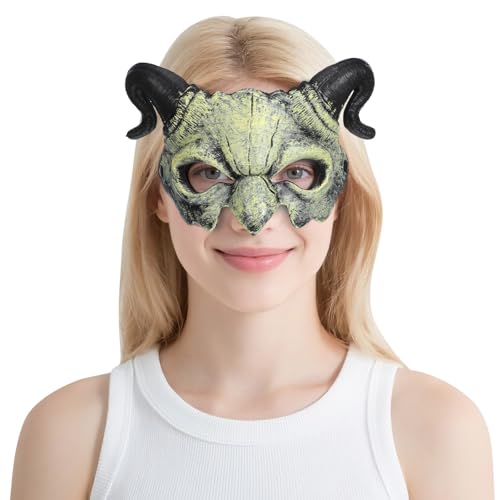 NUOBESTY Halloween Halbgesichts-klauen-teufelsmaske, Gruselige Geisterhafte Schaummaske für Kostüm, Cosplay, Party-requisite NUOBESTY Halloween Halbgesichts-klauen-teufelsmaske, Gruselige Geisterhafte Schaummaske für Kostüm, Cosplay, Party-requisite von NUOBESTY