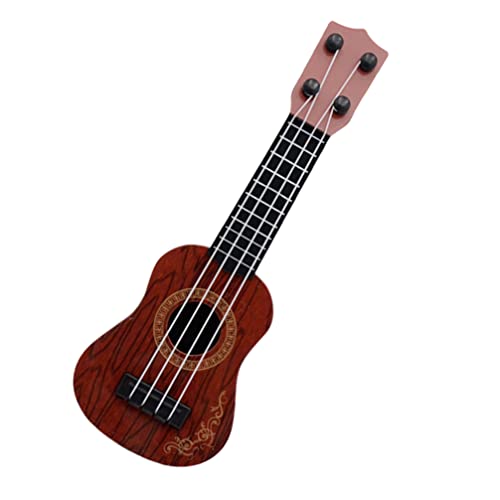 NUOBESTY Kindergitarrenspielzeug Klassisches Ukulelespielzeug 4 Saiten Mini-Musikinstrumente Lernspielzeug für Kleinkinder Kinder Jungen Mädchen Anfänger von NUOBESTY