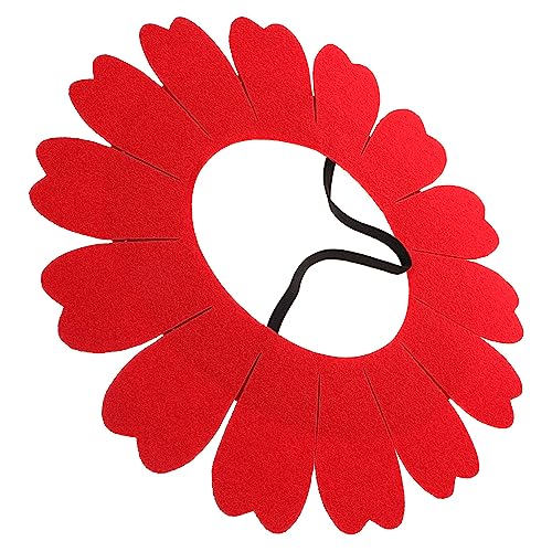 NUOBESTY Lustige Sonnenblumen-kapuze Aus Plüsch Kopfbedeckung für Partys Origineller Kopfschmuck für Jungen und Mädchen Erwachsene von NUOBESTY