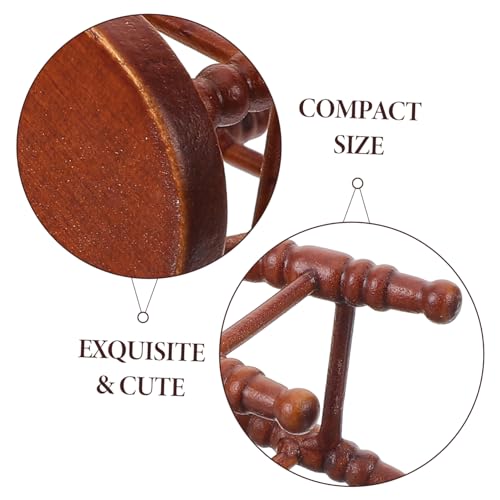 NUOBESTY Maßstab Kompakter Mini Holzstuhl mit Feinen Details Dekoratives Puppenmöbel für Puppenhaus Geeignet für Kreative Miniaturszenen und Spielspaß NUOBESTY Maßstab Kompakter Mini Holzstuhl mit Feinen Details Dekoratives Puppenmöbel für Puppenhaus Geeignet für Kreative Miniaturszenen und Spielspaß von NUOBESTY