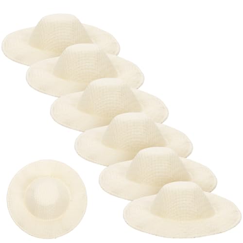 NUOBESTY Miniatur-Puppenhüte Mini-Strohhüte Puppenhüte Winzige Gewebte Hüte Miniatur-Strohhüte Zum Basteln Puppenzubehör Stoff Baby-Strickmütze 10 Stück NUOBESTY Miniatur-Puppenhüte Mini-Strohhüte Puppenhüte Winzige Gewebte Hüte Miniatur-Strohhüte Zum Basteln Puppenzubehör Stoff Baby-Strickmütze 10 Stück von NUOBESTY