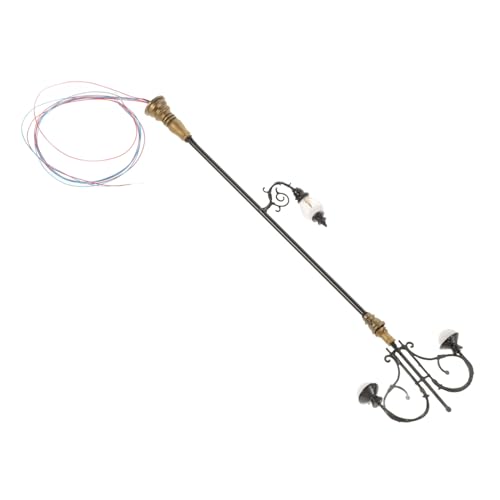 NUOBESTY Miniatur Straßenlaterne Modell Lampe Schwarz Maßstab Mikrolandschaft Dekoration Mini Haus Gartendeko Sandtisch Verzierung Puppenhaus Zubehör NUOBESTY Miniatur Straßenlaterne Modell Lampe Schwarz Maßstab Mikrolandschaft Dekoration Mini Haus Gartendeko Sandtisch Verzierung Puppenhaus Zubehör von NUOBESTY