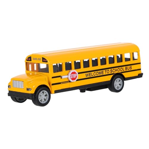 NUOBESTY Schulbus Spielzeug 1: 32 Schulbus Kinder Spielzeug Schulbus Modell Diecast Schulbus Legierung Pull Back Bus Spielzeug Kinder Spielzeugauto Für Kinder Partygeschenke Spielhaus von NUOBESTY