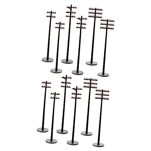 NUOBESTY Strommast Miniatur 12 Stück Mikro Landschaftsgarten Mini Telegrafenmast Mikro Telegrafenmasten Modell Miniatur Telegrafenmasten Modell Telegrafenmasten DIY Modell Gefälschte Telegrafenmast NUOBESTY Strommast Miniatur 12 Stück Mikro Landschaftsgarten Mini Telegrafenmast Mikro Telegrafenmasten Modell Miniatur Telegrafenmasten Modell Telegrafenmasten DIY Modell Gefälschte Telegrafenmast von NUOBESTY