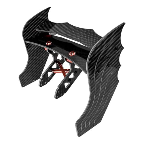 NUODOU Für Arrma 1/7 Für Limitless Carbon Fiber Tail Flügel Hinten Spoile RC Auto Upgrade Teile Ersatz Modifikation Zubehör RC Autoteile(Red) von NUODOU