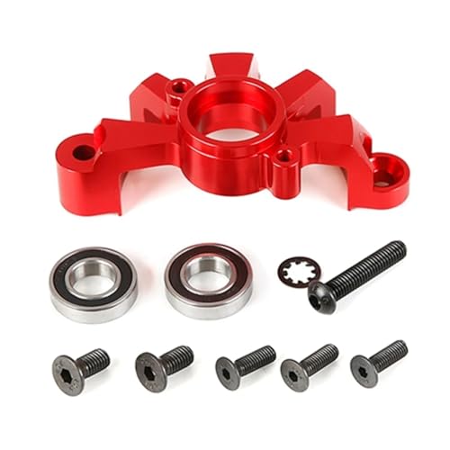 NUODOU RC Auto Ersatzteile Für 1/5 Für Hpi Für Rofun Für BAHA Für Km Für Rovan Für Baja 5B 5T 5Sc Rc Auto Teile CNC Metall Kupplung Stativ Metall Kupplung Glocke Montieren(Red) von NUODOU