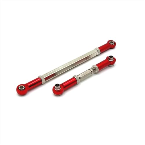 NUODOU RC Teile Für MN 1/12 MN168 Für MN82 LC79 Für MN78 RC Teile Metall Upgrade Vorderachse Lenkung Link Servo Link Änderung Zubehör(Red) von NUODOU