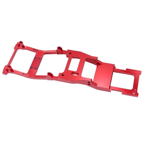 NUODOU RC Teile Für Mangniu 1/12 Für MN82 LC79 Metall Auto Chassis Rahmen Körper RC Auto Integrierte Rahmen Modifikation Aluminium Upgrade Teile(Red) von NUODOU