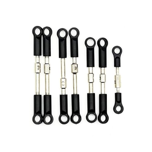 NUODOU RC Teile Für Wltoys 144001 144002 144010 124016 124017 124018 124019 RC Teile Spurstangenkopf Servo Link Stange Lenkung Tasse Set Ersatz Teile(Color1) von NUODOU