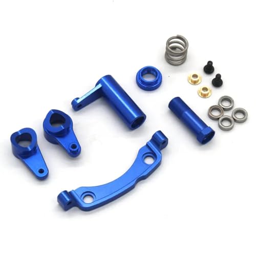 NUODOU RC Teile Für ZD Für Racing DBX-10 10427S 9106S 1/10 RC Lenkung Montage Von Metall Teilen Für Fernbedienung Autos Ersatz Teile(Blue) von NUODOU