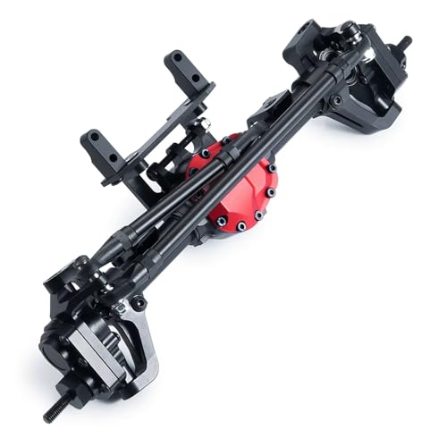 NUODOU RC Vorder Hinter Achse Kompatibel Mit Axial SCX10 II 90046 90047 1/10 RC Crawler Auto Upgrade Teil Aluminium Legierung Vorder- Und Hinterachse(Front Axle) von NUODOU