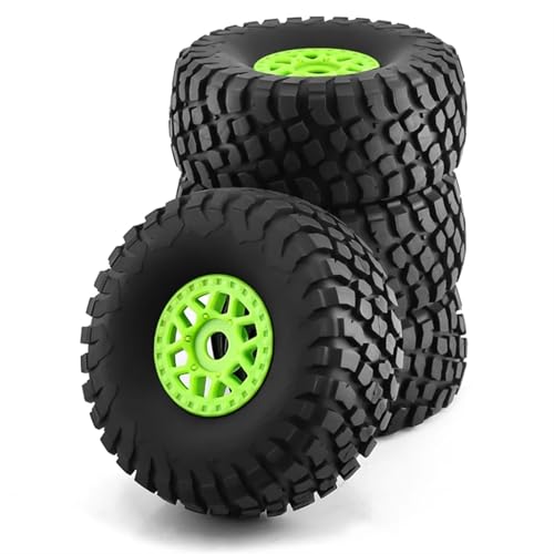 RC Auto Reifen Kompatibel Mit ARRMA, Für Mojave, Für Für traxxas, Für UDR, Für Yikong FS RC-Auto, 4-tlg. 138 Mm, 1/7, Für Desert Short Course Truck-Reifen, 17 Mm Radsechskant(Green) von NUODOU