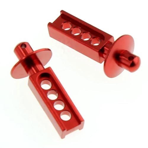 RC Teile Für Für traxxas Für E-Revo Für Slash 1/16 RC Upgrades Teile Zubehör Metall Front Körper Pfosten Montieren Shell Spalte(Red) von NUODOU