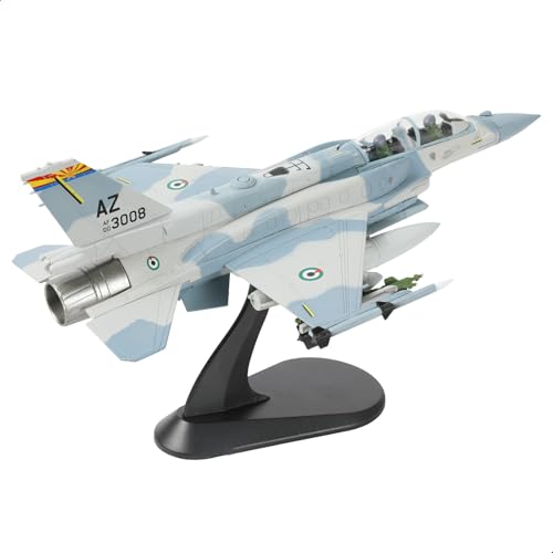 NUOTIE 1/72 F-16F Block60 Kampfflugmodell Vereinigte Arabische Emirate Malerei vorgebaut Jet Fighter Flugzeugmodell Legierung Metall Druckguss Flugzeugmodell mit Präsentationsständer Sammlung Geschenk von NUOTIE