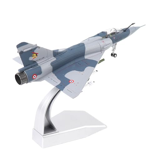 NUOTIE Dassault Mirage 2000 1/100 Metallflugzeugmodellbausätze mit Ständer Französischer Luftwaffenjäger, Druckgusslegierung, Flugzeugmodell, vorgefertigtes Militärflugzeug von NUOTIE