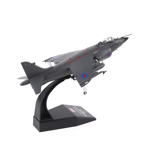 NUOTIE Harrier Jet 1/72 Diecast Metal Fighter Model Kit Simulation von Royal Navy FRS MkⅠ Flugzeugen Vorgefertigtes Modell mit Ständer (Sea Harrier) von NUOTIE