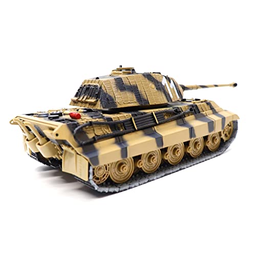 NUOTIE Tiger II Panzer 1/32 schweres Panzermodell aus Metalldruckguss, Deutschland, 2. Weltkrieg, Legierung, vorgefertigte Modellbausätze (Camouflage) von NUOTIE