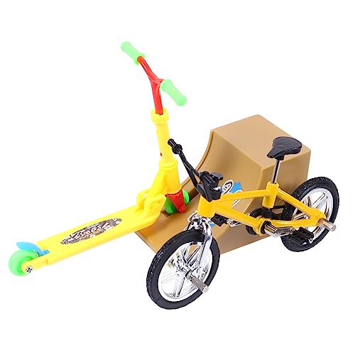 NUSITOU Mini Finger Toys Set Mit Finger Bike Und Rampe Finger Scooter Für Kreative Freizeitgestaltung Und Home Decor Ideal Für Und Fingerboard Enthusiasten von NUSITOU