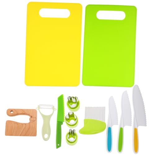 NUSITOU 1 Satz Spielzeugküche für Kinder kinderküche Kitchen Kinder küchenutensilien Toy Knife Küchenspielzeug Kinder schneidebrett Spielzeugküchenzubehör küche spielset Plastik von NUSITOU