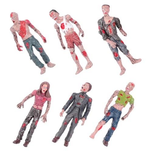 NUSITOU 1 Satz Bewegliche Zombie Figuren Realistische Zombie Puppen Mini Zombie Modelle Für Halloween Dekoration Und Ideal Für Und Sammler von NUSITOU