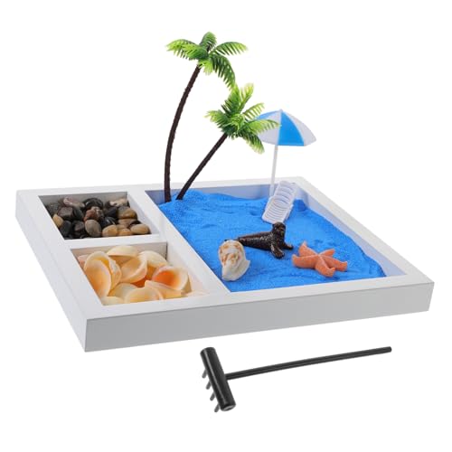 NUSITOU Strand Sandspielzeug Set Deko Strand 1 Set Japanischer Stil Sandstrand Mikrolandschaft Deko Tischornament Für Zen Garten Stilvolle Tischverzierung Für Wohnraum Und Büro von NUSITOU