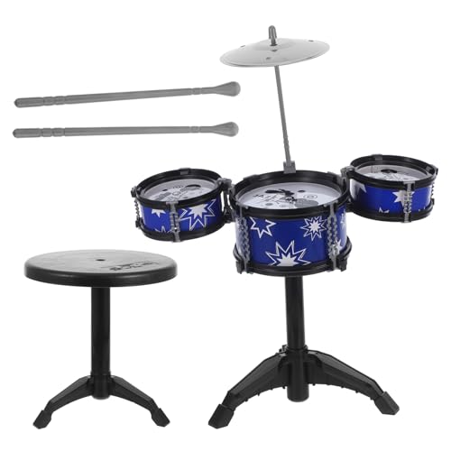 NUSITOU 1 Set Jazz Drum Set Für Kinder Mini Drum Set Für Musik Aufklärung Percussion Musikinstrument Spielzeug Für Kinder Teenager Jungen Geburtstag Spielset von NUSITOU