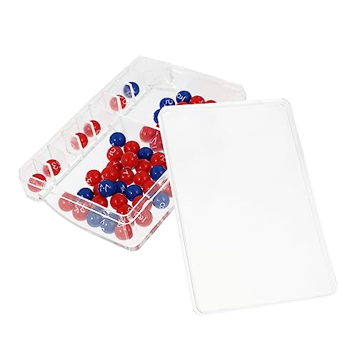 NUSITOU 1 Set Plastic Bingo -Pong-bälle Raffle-spielbälle Bunte Lottokugeln von NUSITOU