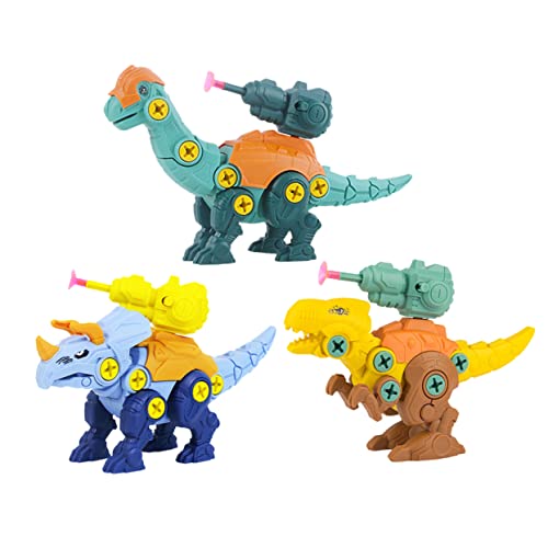 NUSITOU 1 Set Zusammenbaubares Dinosaurier Spielset Mit Geschmeidigen Saugnäpfen Kreatives Dino Kombinationsspielzeug Für Kinder Ideal Für Spielerisches Lernen Und Fantasievolles von NUSITOU